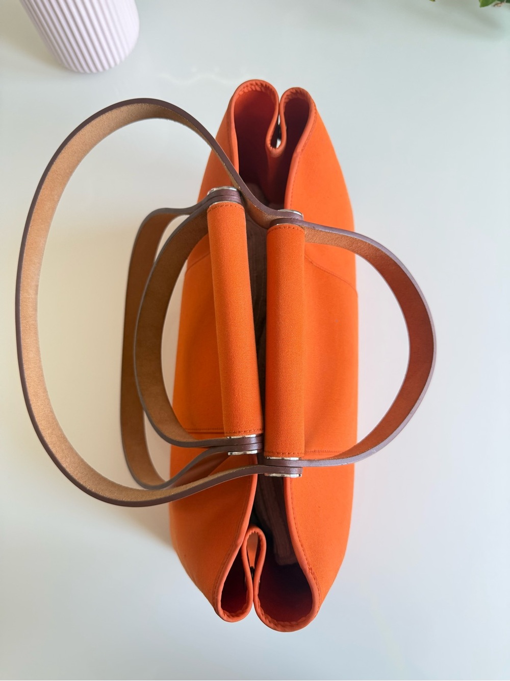Hermes Orange Cabag Tote - Picture 3 of 11